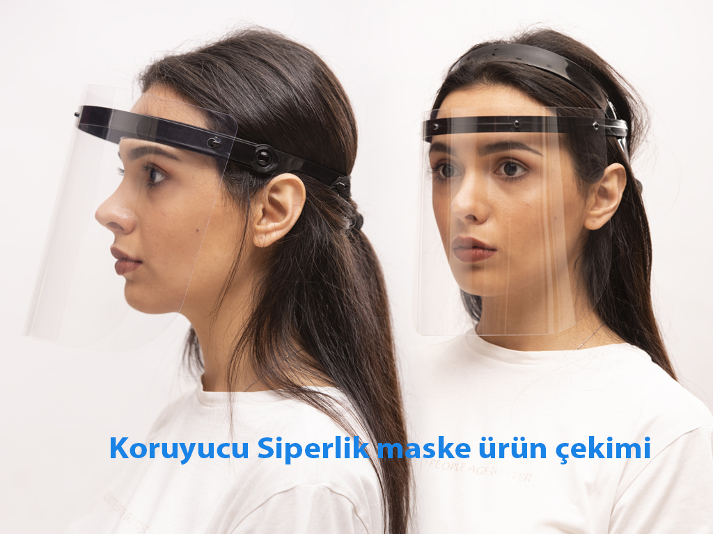 Siperlik maske ürün fotoğraf çeçkimi